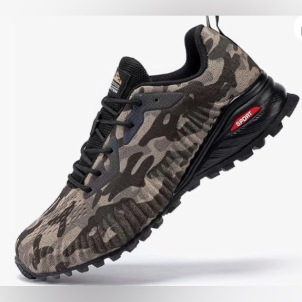 KRICELY Men's Trail Running Shoes Fashion Walking Hiking Sneakers WORN ONCE - Picture 4 of 11